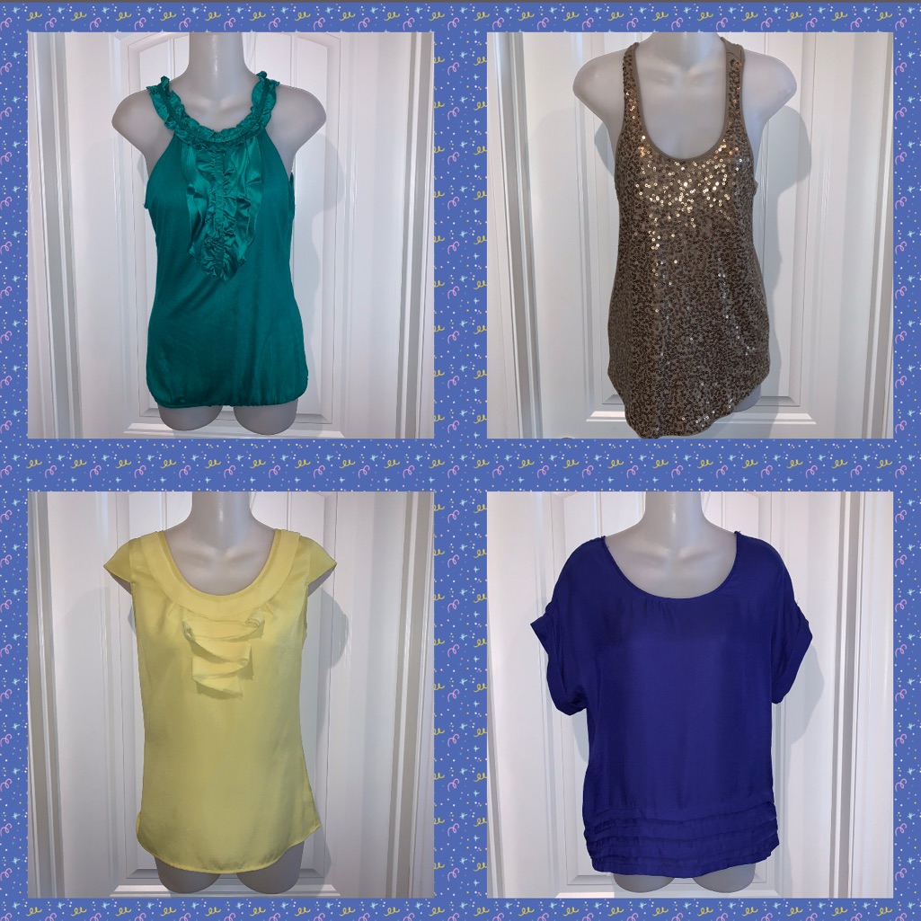 4 Pc Extra Small Top Bundle